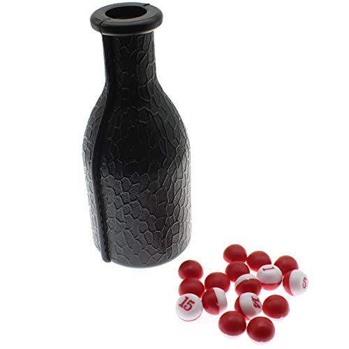 Billiard Shaker Bottle with 16 Mini Balls - Kelly Pool Accessory