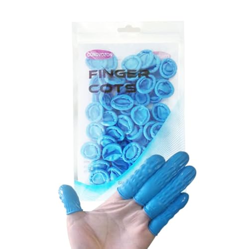 Medium Disposable Nitrile Finger Cots, Anti-Static Non-allergenic