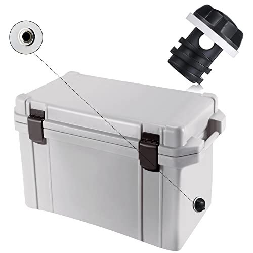 Cooler Drain Plug Replacement - Black, High Visibility Design
