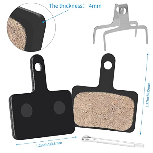 Bicycle Brake Pads Set with Installation Tools - 4 Pairs
