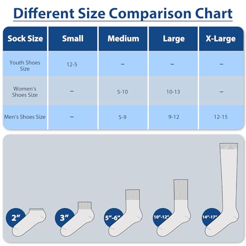Over the Knee Baseball Socks - Extra Long Soccer Sock for Boys - Red, Medium