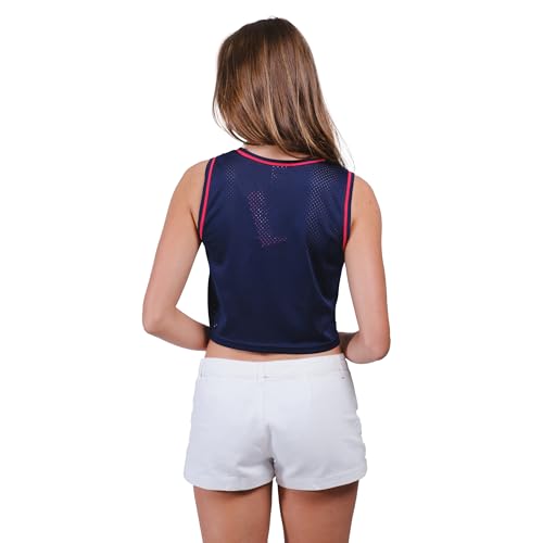Women's WNBA Super Soft Mesh Crop Top Jersey - Indiana Fever Large
