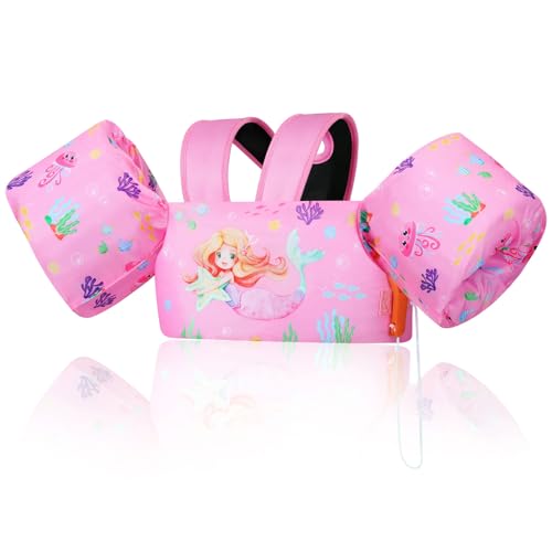MoKo Toddler Swim Vest Arm Floats 20-50 lbs - Water Wings for Kids