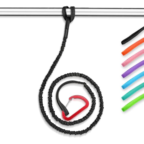 Kayak Paddle Leash - Stretchable Strap for Kayaking & Fishing