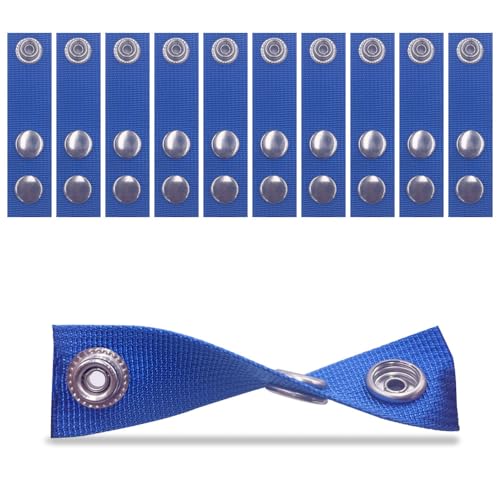 Boat Cover Snap Extender - Steel, 2''-3'', Blue