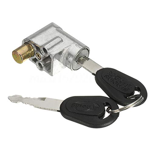 Portable Anti-Theft Key Lock - 15mm Lock Cylinder, Silver