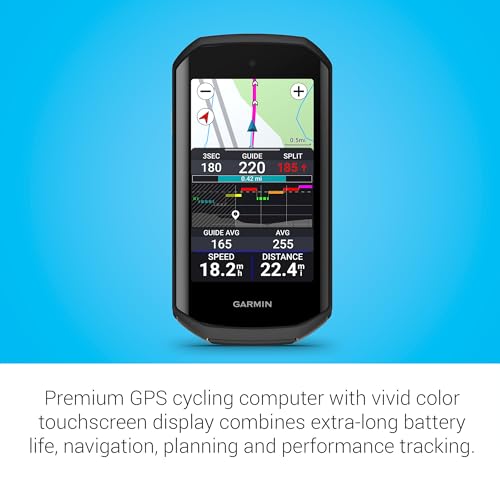 Garmin Edge 1050 Cycling Computer - Large Touchscreen, Advanced Metrics