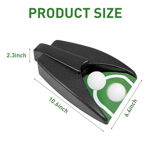 Indoor Golf Ball Return Putting Unit - Automatic Practice Hole for Golf Training