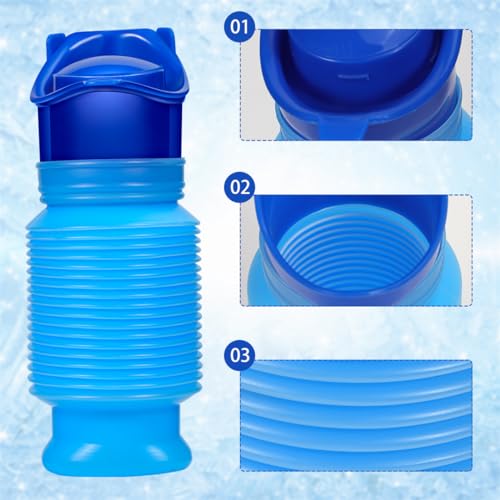 Portable Urinal Bottle for Camping - Small, 750ml