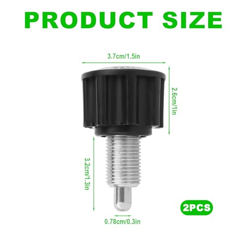 M16 Pull Pin Knobs - 2pcs Replacement for Exercise Equipment