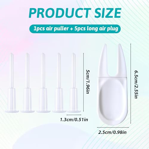 6-Piece Yoga Ball Plug Replacement Kit with Remover Tool