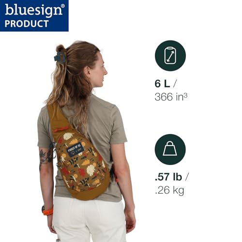 Osprey Daylite Shoulder Sling Bag - Black, Compact Crossbody for Travel & Daily Use