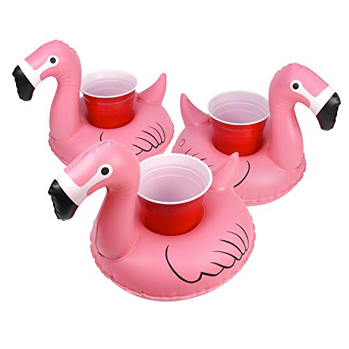 Flamingo Inflatable Drink Holders - 3 Pack Floatmingo