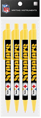Pittsburgh Steelers Cool Color Pens - 4 Pack