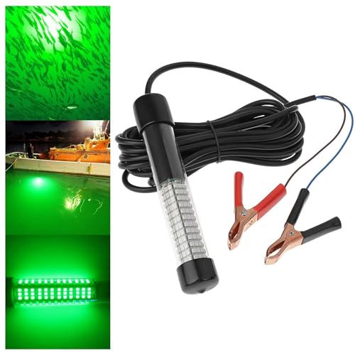 Linkstyle 12V Underwater Fishing Light 2000LM Green LED Submersible 5M Cord
