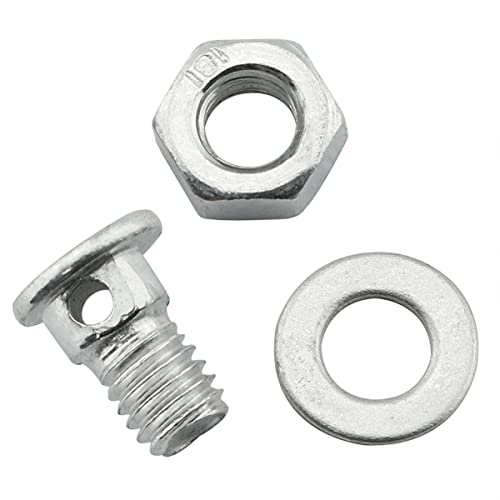 8-Piece Bicycle Brake Cable Clamp Locking Screw Set