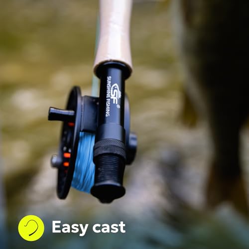 WF6F Fly Fishing Line - Weight Forward Floating 100FT - Sky Blue