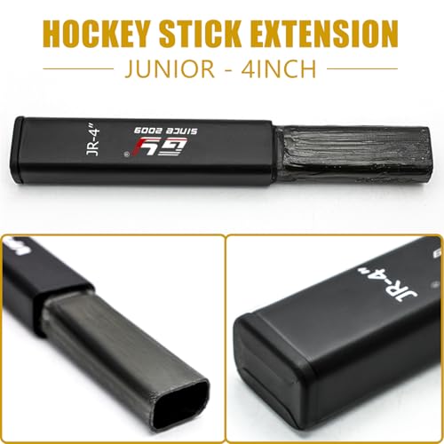 GY Junior 4-Inch Hockey Stick Extension End Plug Fiberglass with PVC Cap