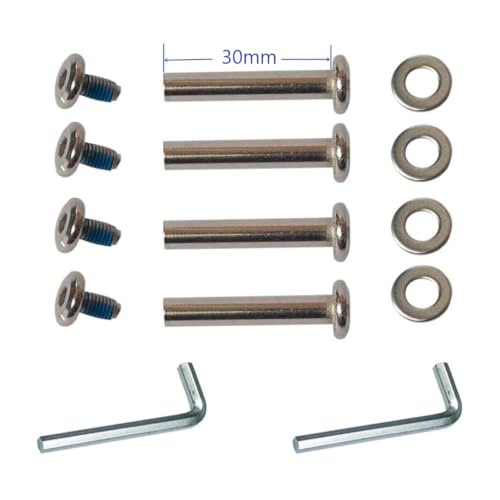Inline Skate Wheel Axles Repair Kit - 30mm, 4 Sets