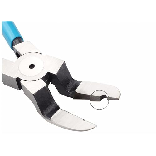 Diagonal Cutting Pliers Wire Flush Cutters Car Push Retainer Rivet Trim Clip Pry Puller Clips Panel Assortments Puller Auto Body Tools (Light Blue)