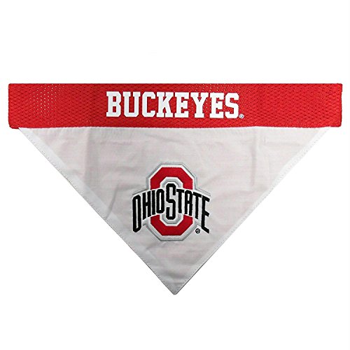 Ohio State Buckeyes NCAA Reversible Dog Bandana - Small/Medium