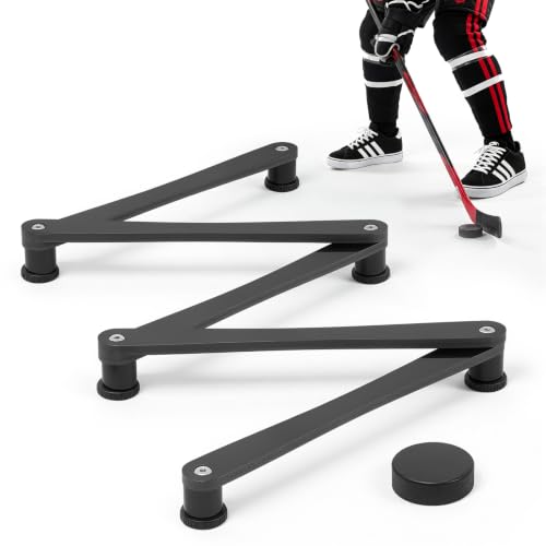 Adjustable Hockey Stick Handling Trainer - 5-Section Portable Tool