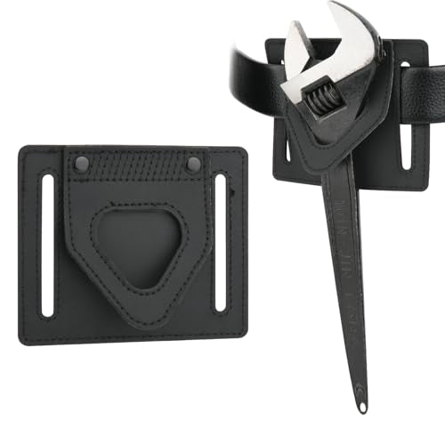 Spud Wrench Holder, Heavy-Duty Leather Tool Holder with Tucked Tunnel Loop Design, Tool Organizer
