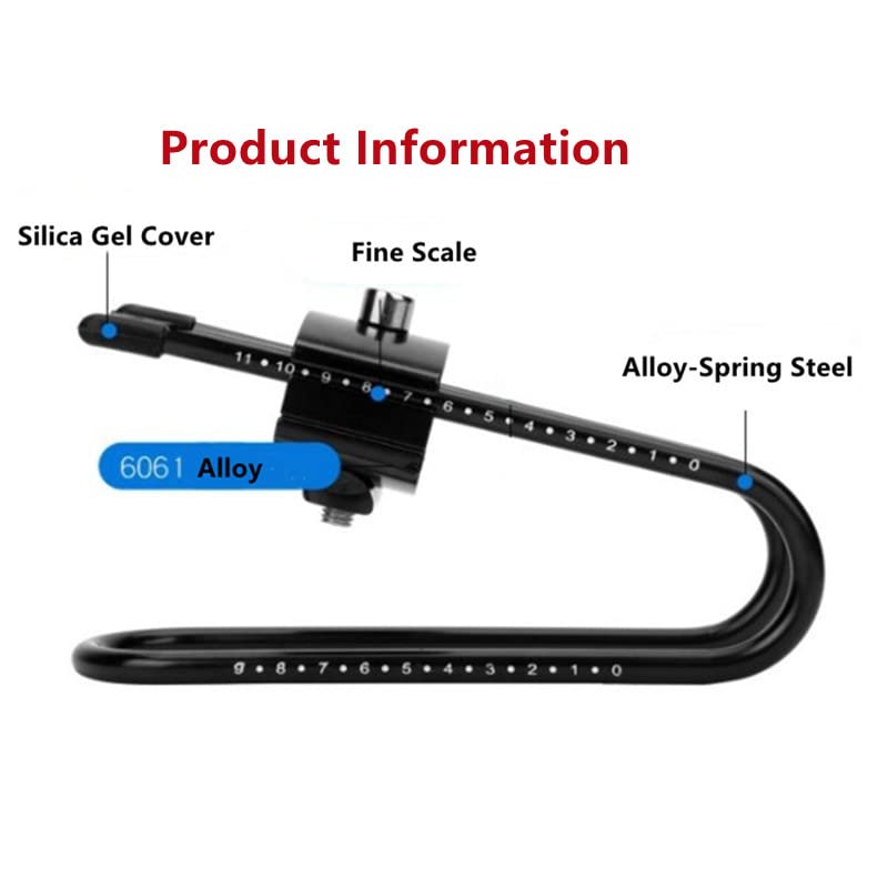 ZHIQIU Black Bicycle Suspension Spring Shock Absorber for MTB & Road Bikes