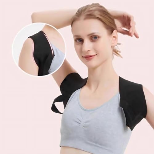Back Posture Corrector for Kyphosis Relief - Black, Small
