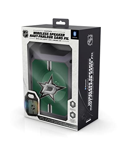 Bluetooth Portable Speaker with LED Lights - Dallas Stars