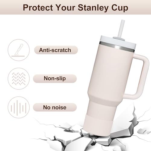 Silicone Boot Sleeve Cover for Stanley Quencher H2.0 & IceFlow - Rose Quartz