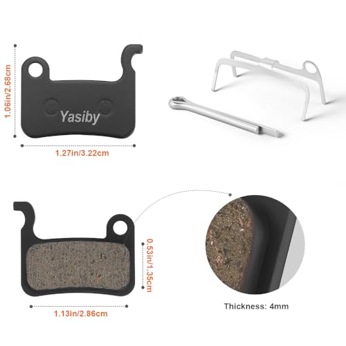 High-Performance Disc Brake Pads - 4 Pairs with Installation Tools