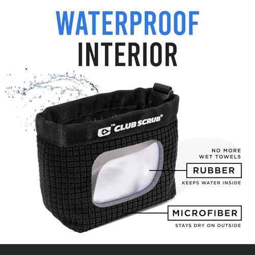 Golf Club & Ball Cleaning Bag - Microfiber Pro, Waterproof