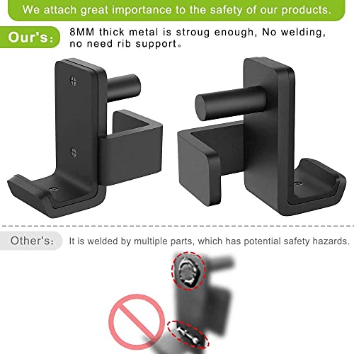 Heavy Duty J Hooks for 2" x 2" Power Rack - 1" Holes