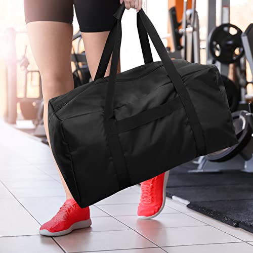 COOLBEBE 24x12x12 Inch Black Travel Duffle Bag 53L Weekender Sport Bag