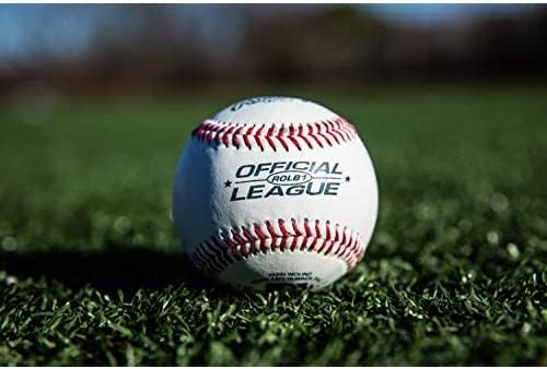 Rawlings Official League Baseballs - Competition Grade ROLB1 | Youth/14U | Game & Practice | 12 Count