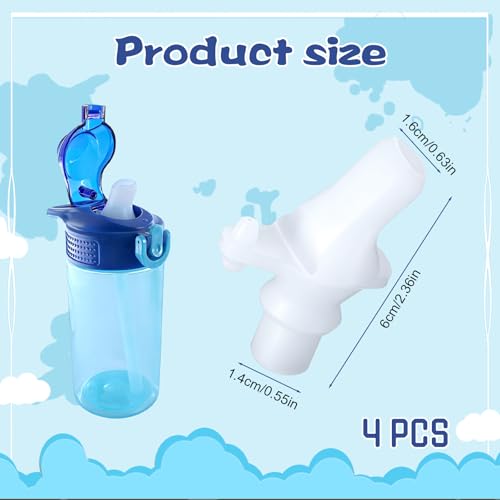 Bite Valve Replacement Spout for Zak Water Bottles - 2 Pack