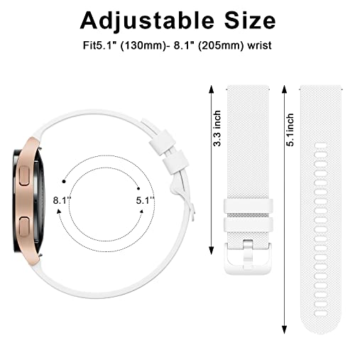 Silicone Sport Replacement Watch Band for Garmin - White