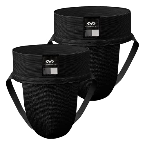 McDavid Athletic Supporter Jock Strap Black Large – 2 Pack Baseball Football