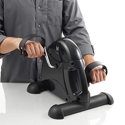 Under Desk Exercise Bike Pedal Exerciser with LCD Display & Adjustable Tension