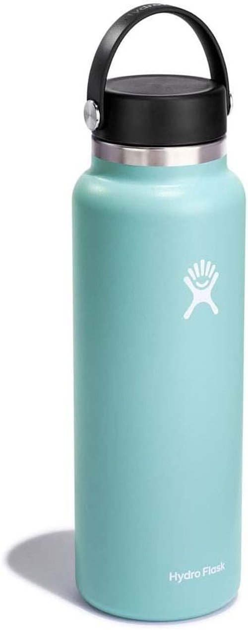 Hydro Flask 40 Oz Wide Mouth Water Bottle - Durable Flex Cap for Hydration on the Go