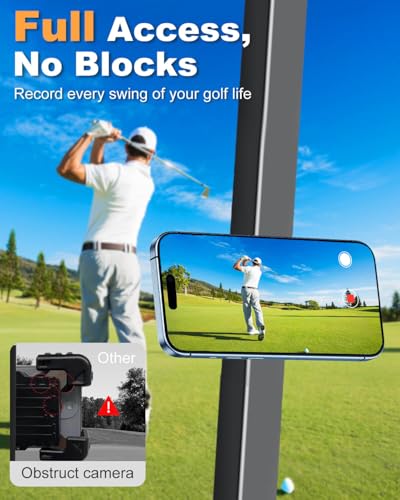 Magnetic Golf Cart Phone Holder for Magsafe & All Smartphones - EZGO/Club Car/Yamaha Compatible