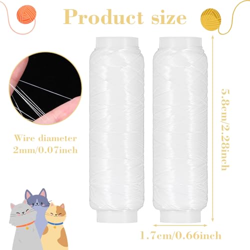 Invisible Fishing Bait Elastic Thread - 2 Pack, 820 FT Each