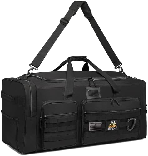 SunForMorning Black 135L Extra Large Heavy Duty Sports & Travel Duffle Bag