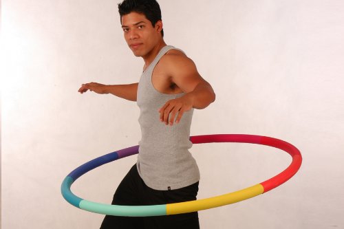 Weighted Hula Hoop 3B - 3.1 lb Trim Hoop for Belly Fat Loss