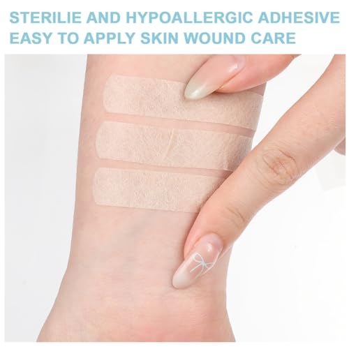 Breathable Wound Closure Strips - 24 Pack, 12x100mm - Medium Size