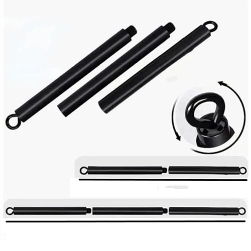 Adjustable Pilates Bar Resistance Stick - 3 Section Design for Home Workouts