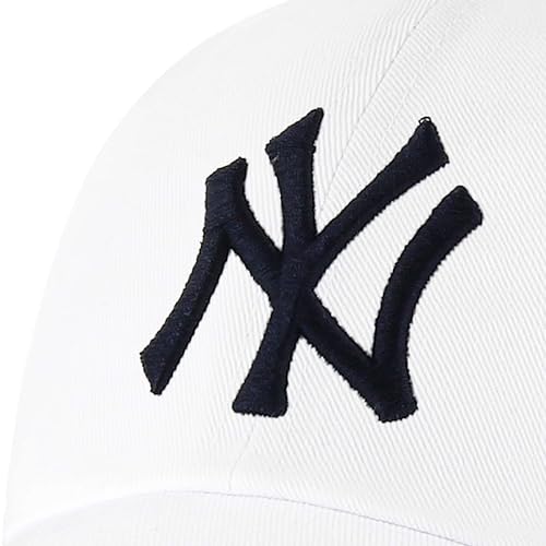 New York Yankees Adjustable Cap - Clean Up Style - White