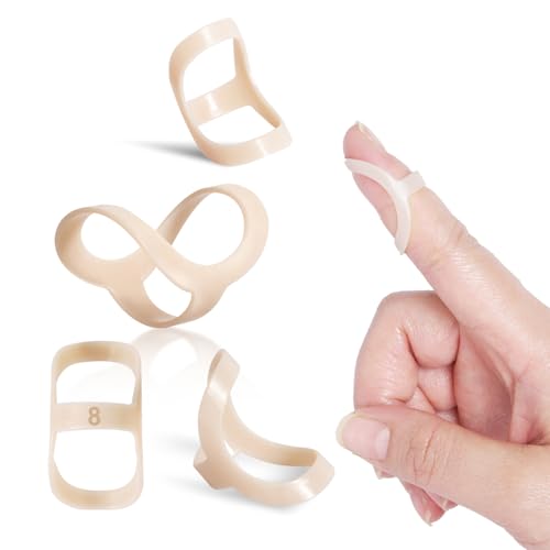 Large Oval Finger Splints 8pcs for Arthritis & Trigger Finger