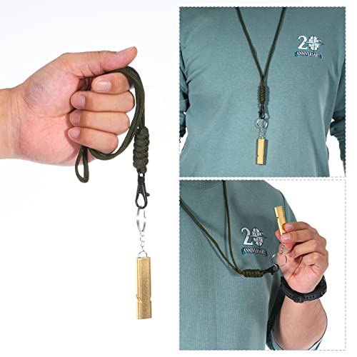 Emergency Survival Whistle - Double Tubes, Rose Color